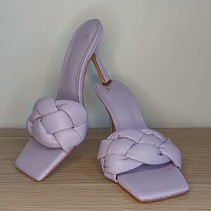 Marc Fisher Ltd Women's Digana Braided Sandals Lilac 8M